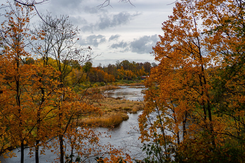 autumn in riga latvia