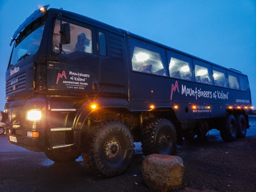 mountaineers of iceland monster truck bus