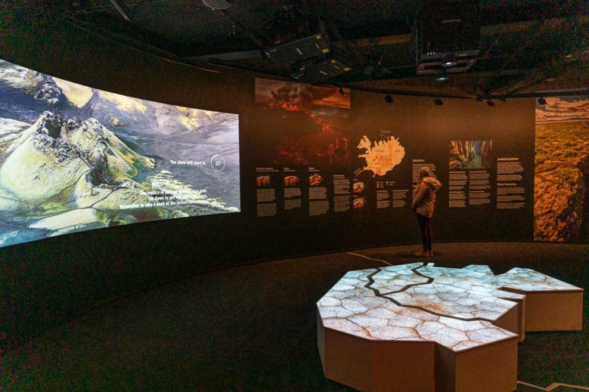 Forces of Nature exhibition in Iceland's Perlan museum