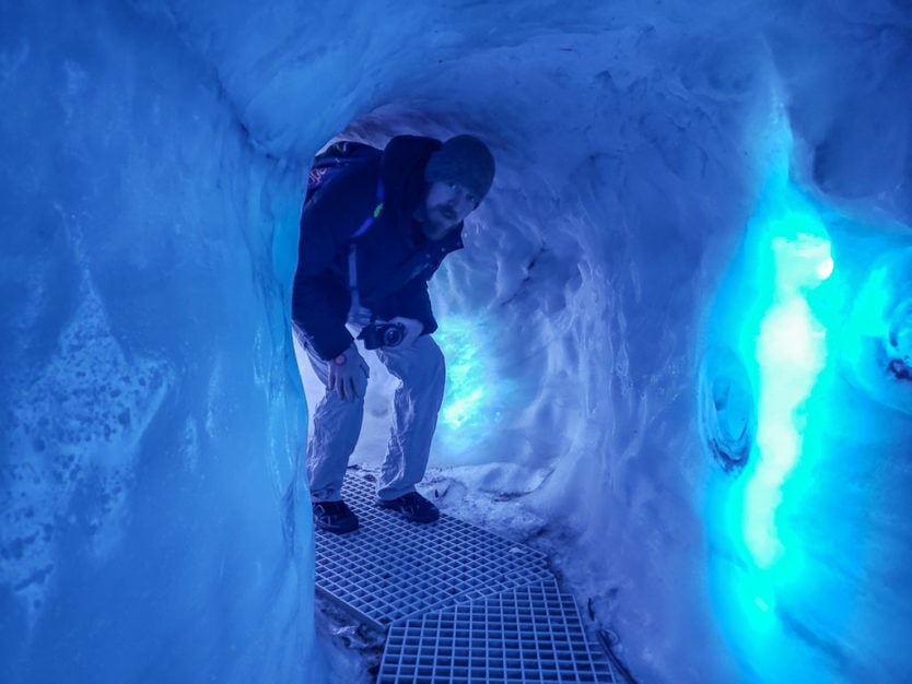 perlan museum in reykjavik real indoor ice cave
