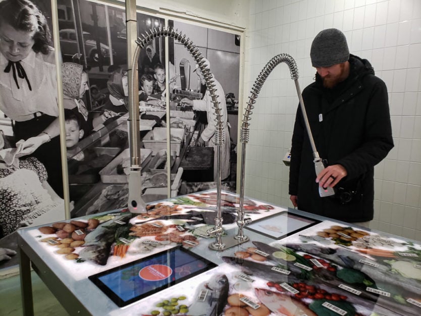 fish dishes at reykjavik maritime museum