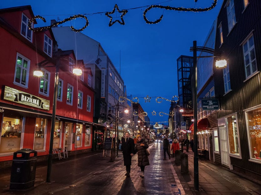 downtown reykjavik christmas markets | iceland christmas traditions
