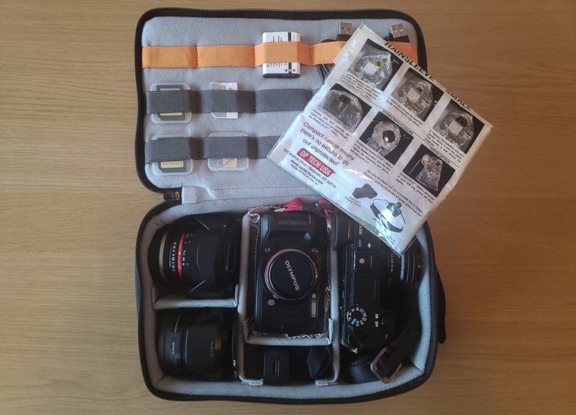 minimalist packing camera gear
