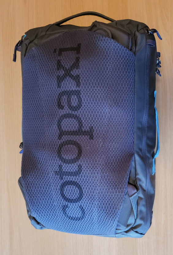 cotopaxi allpa 35l bag tucked away straps