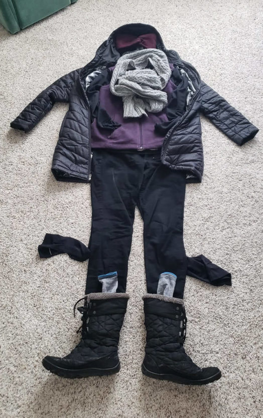 women's winter outfit for europe