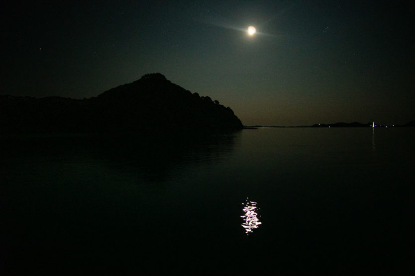 night kayaking in bay of islands on the rock overnight cruise boat