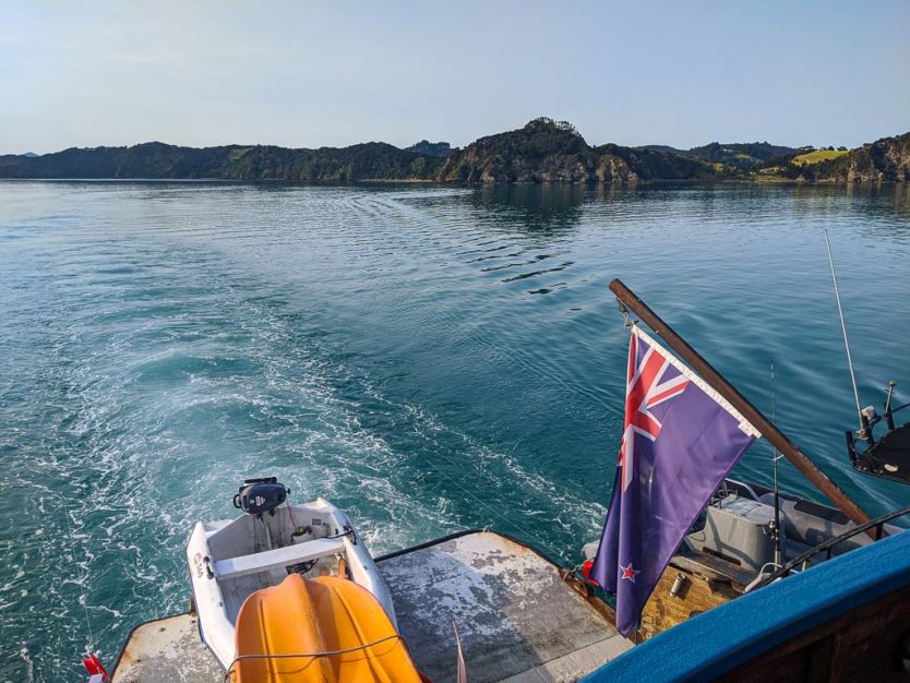 bay of islands on the rock overnight cruise boat 