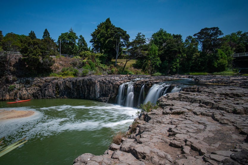 haruru falls near whaitangi treaty grounds in paihia