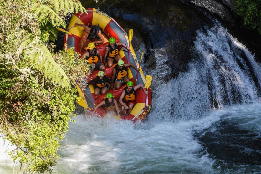 okere falls rotorua rafting with kaituna cascades