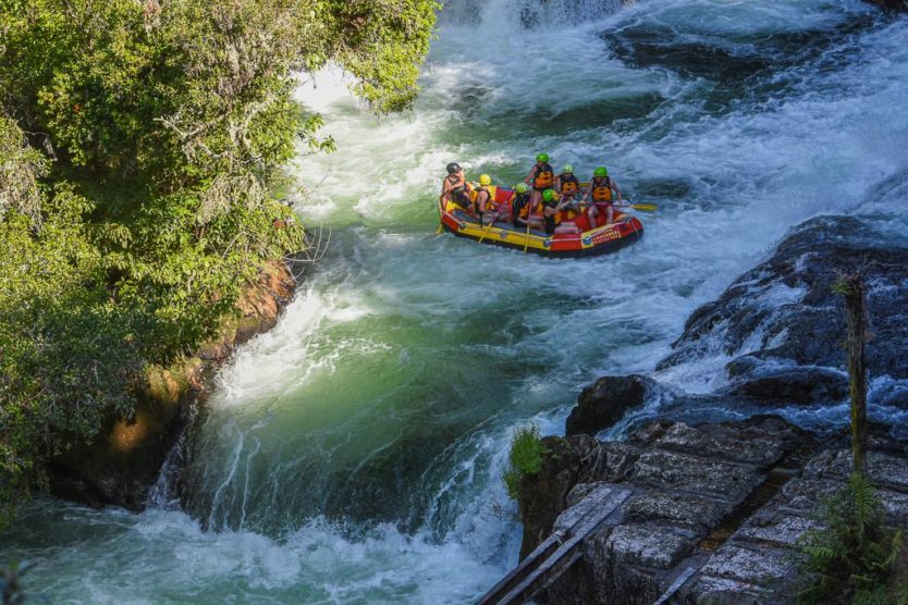 okere falls rotorua rafting with kaituna cascades