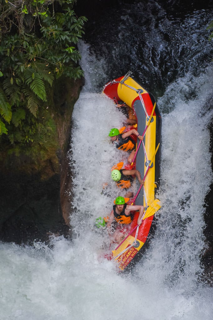 Flipping Over Tutea Falls: Rotorua Rafting in New Zealand