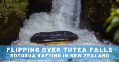 Flipping Over the World’s Tallest Raftable Waterfall in New Zealand