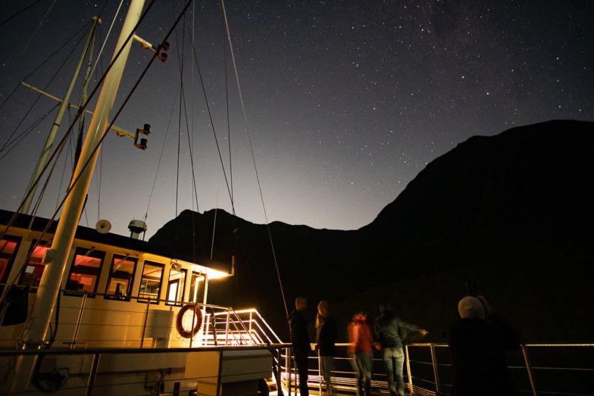 real journeys doubtful sound overnight cruise stargazing