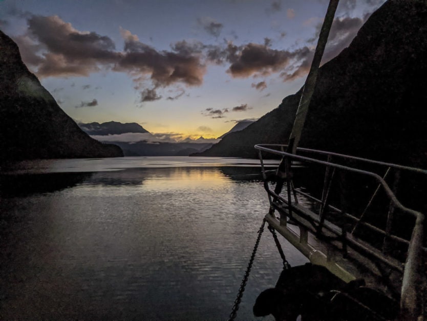 real journeys doubtful sound overnight cruise morning views