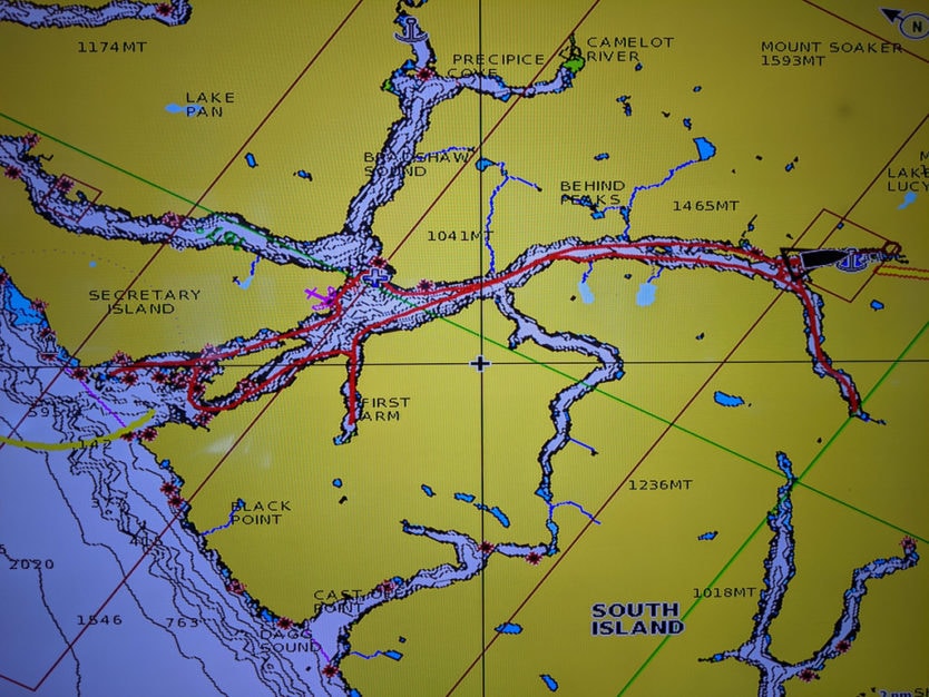 real journeys doubtful sound overnight cruise route