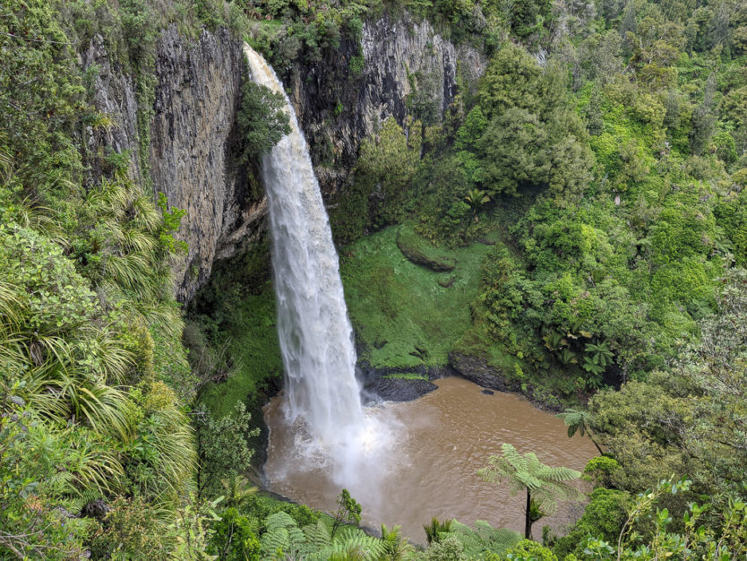 bridal veil falls near raglan