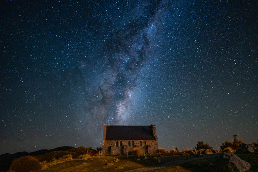 lake tekapo stargazing