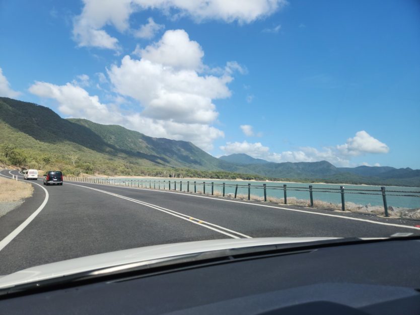 driving to daintree rainforest