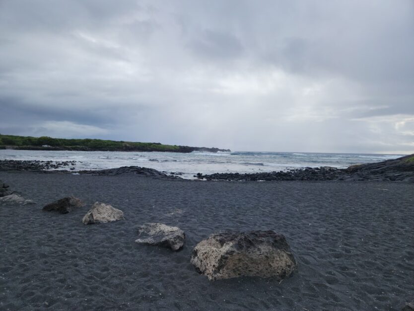 Punaluʻu Beach big island black sand beach