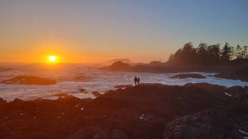 tofino beach sunset